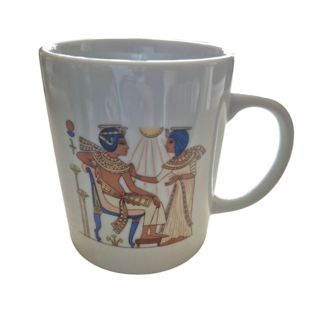 Vintage Egyptian Porcelain Coffee Mug